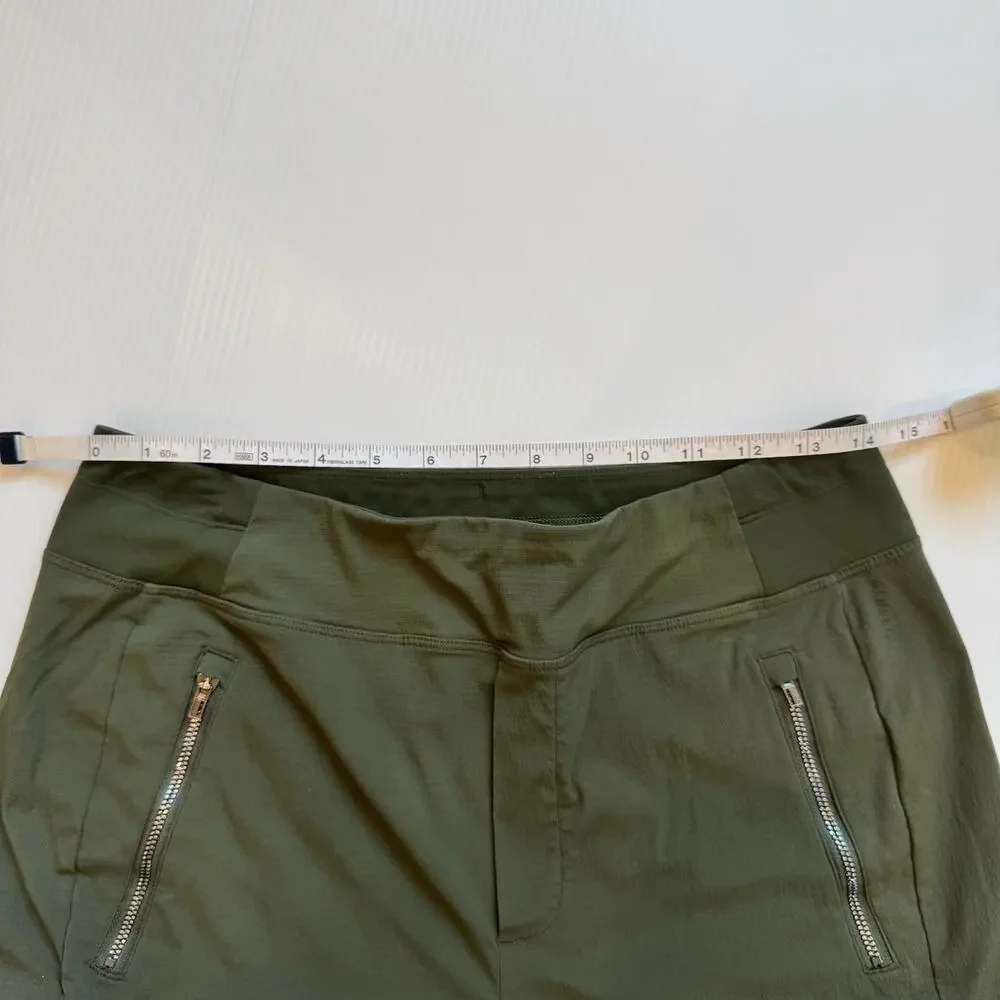 Athleta Trekkie Jogger Pants Olive Green Women’s 8 Gorpcore Athleisure Hiking - Picture 5 of 16